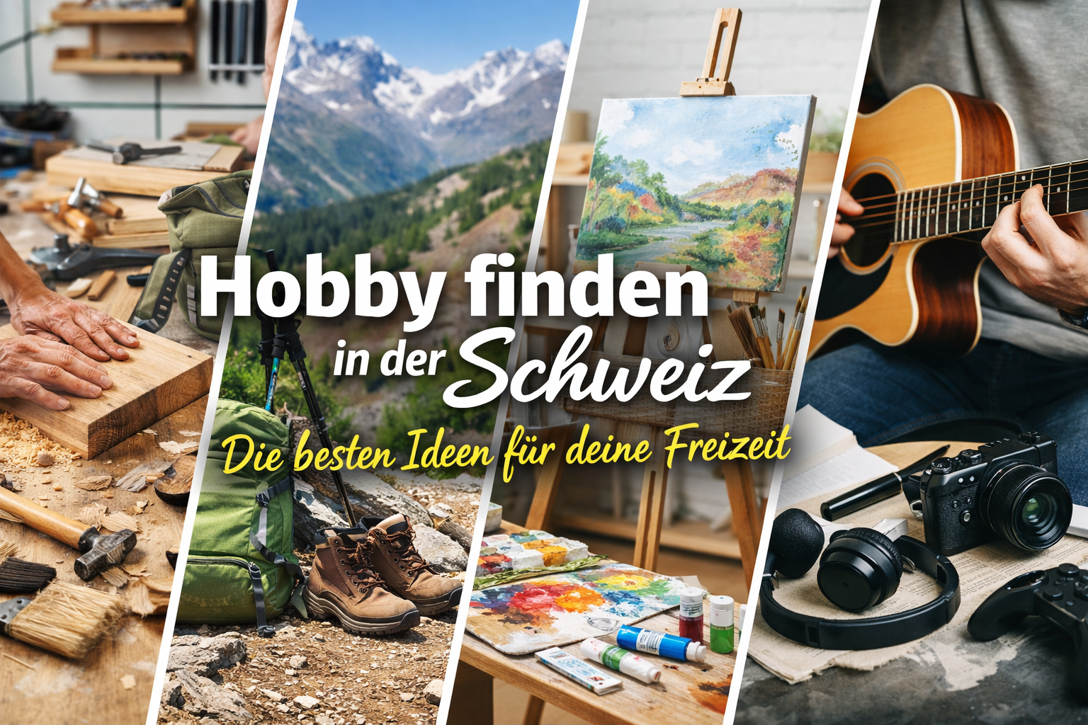 Die besten Hobbys finden in der Schweiz – Inspiration für mehr Lebensfreude im Alltag - Kreativsein.shop