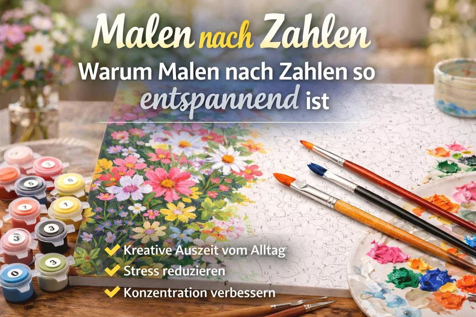 Warum Malen nach Zahlen so entspannend ist – Kreative Auszeit vom Alltag - Kreativsein.shop