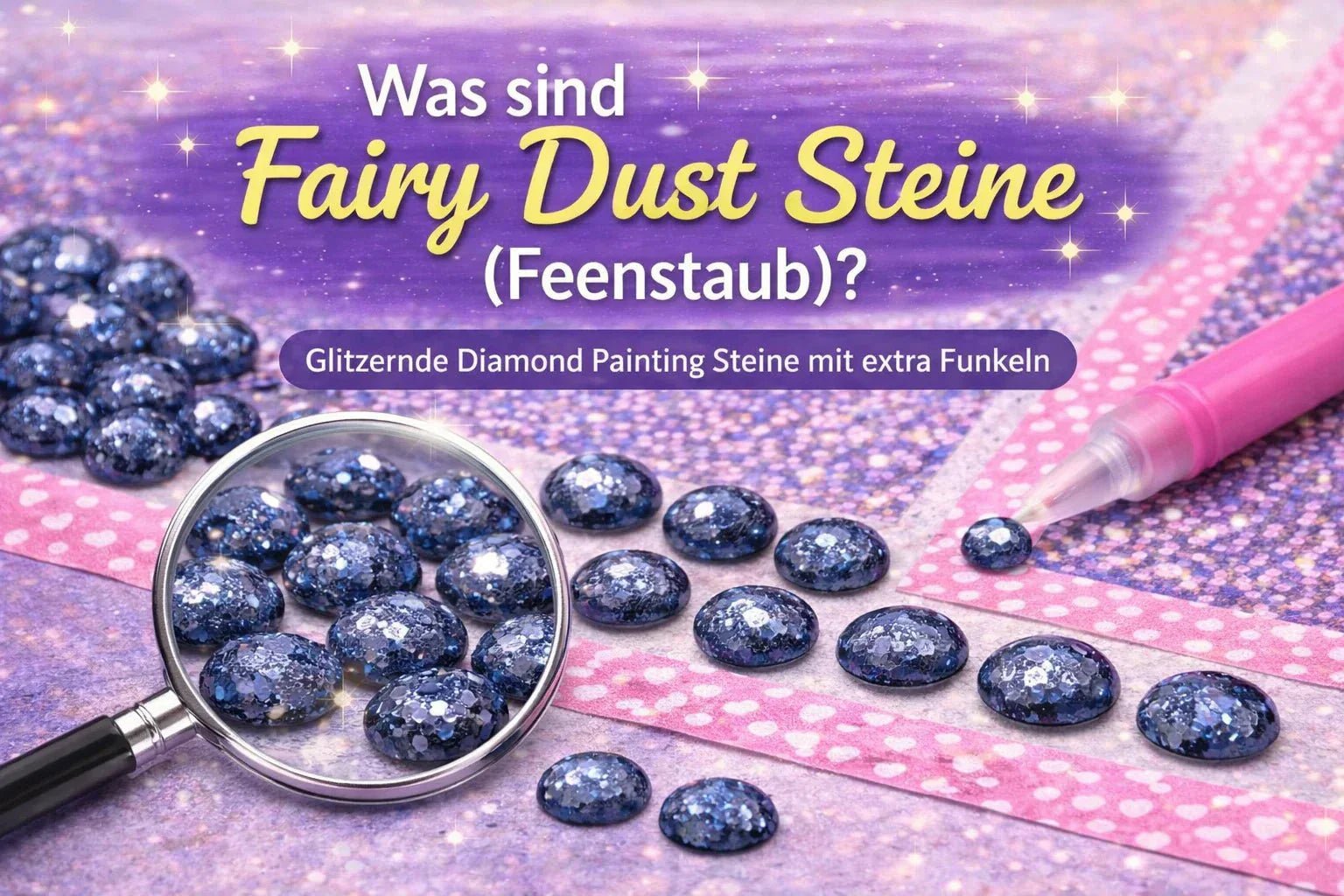 Was sind Fairy Dust Steine (Feenstaub) - Kreativsein.shop