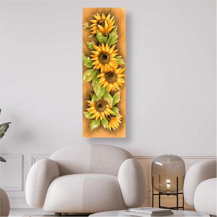 5 Sonnenblumen - 5D DIY Diamond Painting
