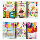 6 x Geburtstagskarten *Happy Birthday* - Diamond Painting