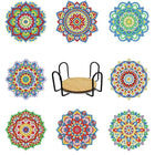 8 x Mandala Untersetzer - Diamond Painting