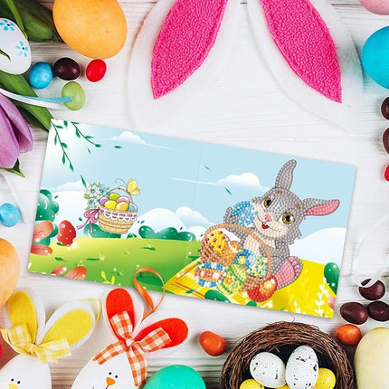 8 x Osterkarten *Frohe Ostern* - Diamond Painting