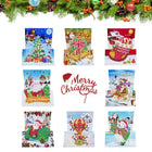 8 x Weihnachtsgrusskarten - Diamond Painting
