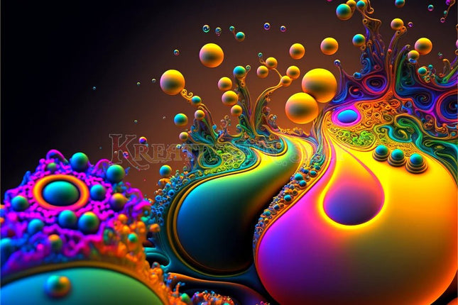 Abstrakte bunte Formen - 5D DIY Diamond Painting