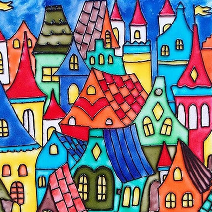 Abstrakte Stadt - Voll AB 5D DIY Diamond Painting