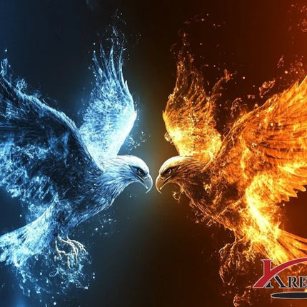 Adler Feuer Wasser - 5D DIY Diamond Painting