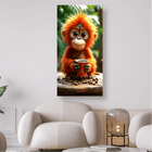 Äffchen alles klar - 5D DIY Diamond Painting