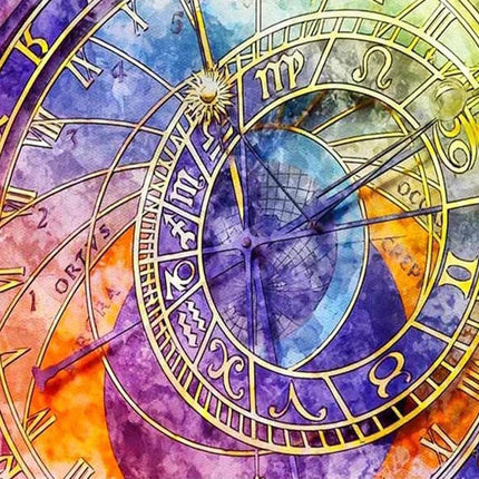 Astronomische Uhr - 5D DIY Diamond Painting