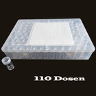 Aufbewahrungsbox mit 110 runden Dosen - Diamond Painting