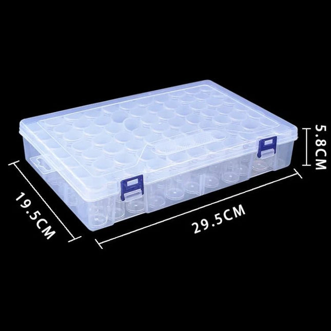 Aufbewahrungsbox mit 77 runden Dosen - Diamond Painting