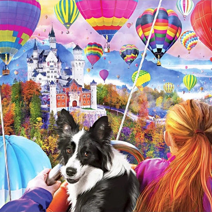 Ausflug mit dem Ballon - Voll AB 5D DIY Diamond Painting