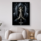 Betender Geist im schwarzen Mantel - 5D DIY Diamond Painting