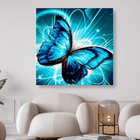 Blauer Schmetterling - 5D DIY Diamond Painting