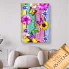 Blumen und Schmetterlinge - Voll AB 5D DIY Diamond Painting