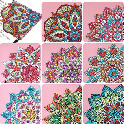 Buchzeichen 8Stk. Mandala - Diamond Painting