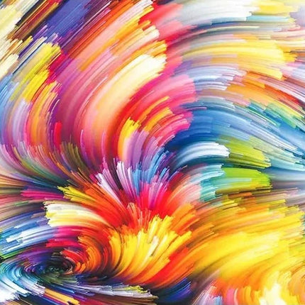 Bunte abstrakte Malerei - Voll AB 5D DIY Diamond Painting