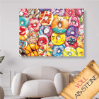 Bunte Donuts - Voll AB 5D DIY Diamond Painting