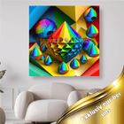 Bunte Formenvielfalt - 5D DIY Diamond Painting