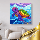 Bunte Schildkröte 2 - 5D DIY Diamond Painting