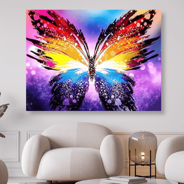 Bunter Schmetterling - 5D DIY Diamond Painting