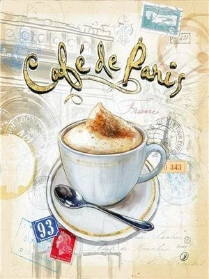 Café a Paris - 5D DIY Diamond Painting