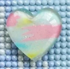 Cover Minder bunte Herzen - Diamond Painting