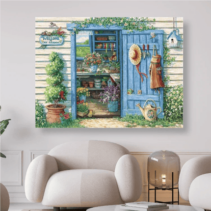 Das Gartenhaus Willkommen - 5D DIY Diamond Painting