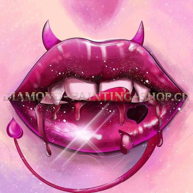Der Vampirmund - 5D DIY Diamond Painting