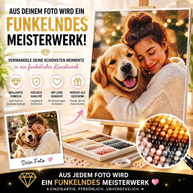 Diamond Painting eigenes Bild – Personalisiertes 5D Foto Motiv
