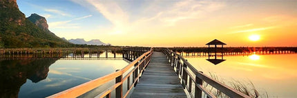 Die Brücke zum Meer - 5D DIY Diamond Painting