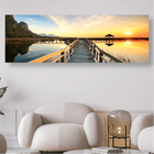 Die Brücke zum Meer - 5D DIY Diamond Painting