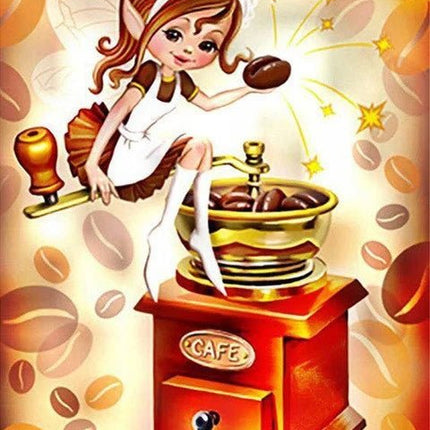 Die Kaffee Fee - 5D DIY Diamond Painting