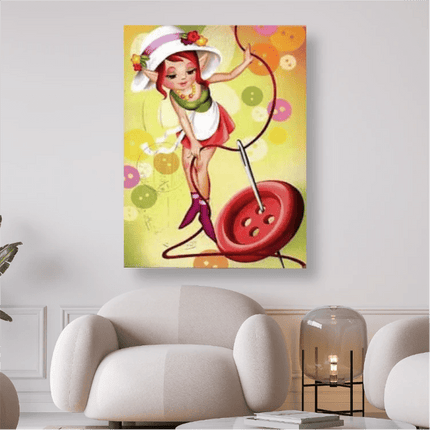 Die Näh Fee - 5D DIY Diamond Painting