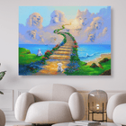 Die Treppe zum Hundehimmel - 5D DIY Diamond Painting