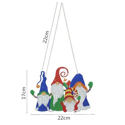 Die vier Wichtel Aufhänger - Diamond Painting