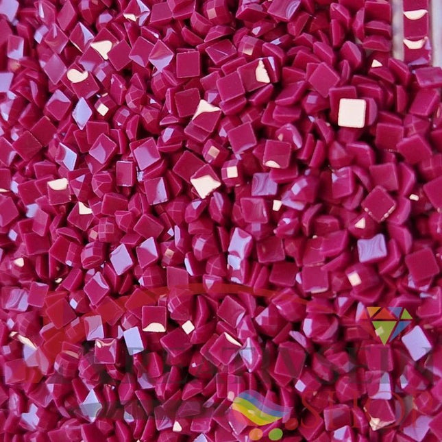 DMC 150 Bright Red - eckige Steine - Diamond Painting