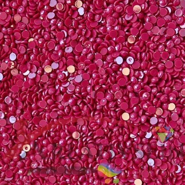 DMC 150 Bright Red - runde Steine - Diamond Painting