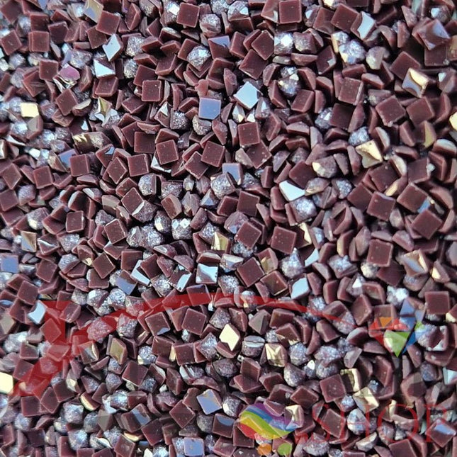 DMC 154 Red VY DK - eckige Steine - Fairy Dust - Diamond Painting