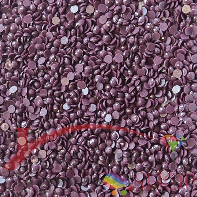 DMC 154 Red VY DK - runde Steine - Diamond Painting