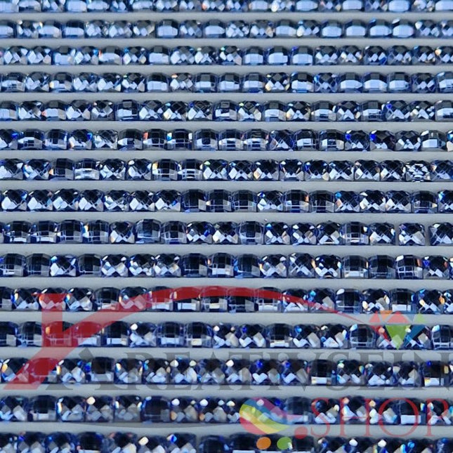 DMC 156 Blue MED - eckige Steine - Strass - Diamond Painting