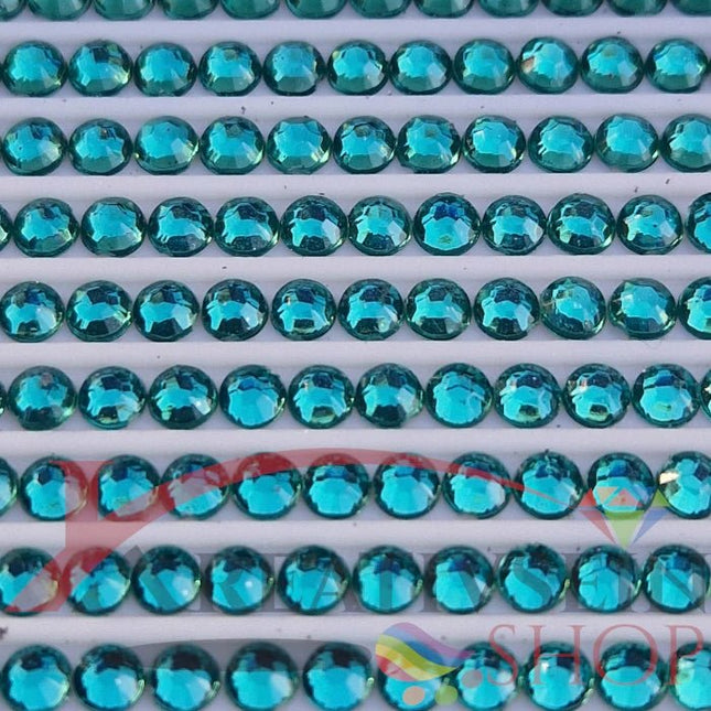 DMC 163 Green - rund Steine - Strass - Diamond Painting