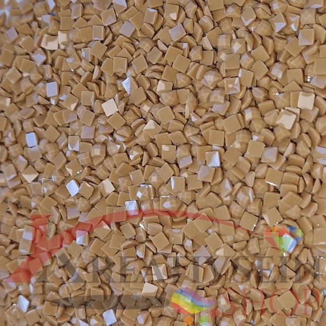 DMC 167 Khaki Brown - eckige Steine - Diamond Painting