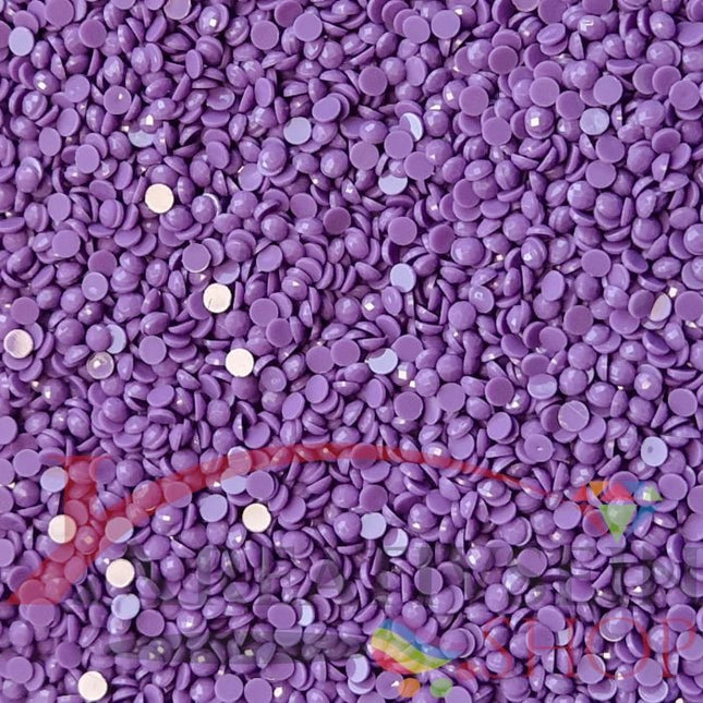 DMC 208 Lavender VY DK - runde Steine - Diamond Painting