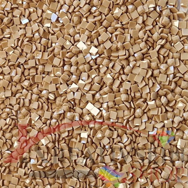 DMC 3045 Yellow Beige DK - eckige Steine - Diamond Painting