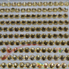 DMC 3046 Yellow Beige MED - rund Steine - Strass - Diamond Painting