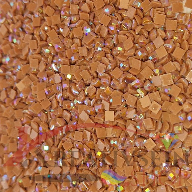 DMC 3064 Sportsman Flesh VY DK - eckige Steine - Aurora Borealis (AB) - Diamond Painting