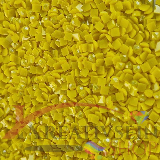 DMC 307 Lemon - eckige Steine - Fairy Dust - Diamond Painting