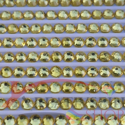 DMC 307 Lemon - rund Steine - Strass - Diamond Painting