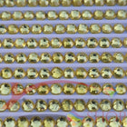 DMC 307 Lemon - rund Steine - Strass - Diamond Painting
